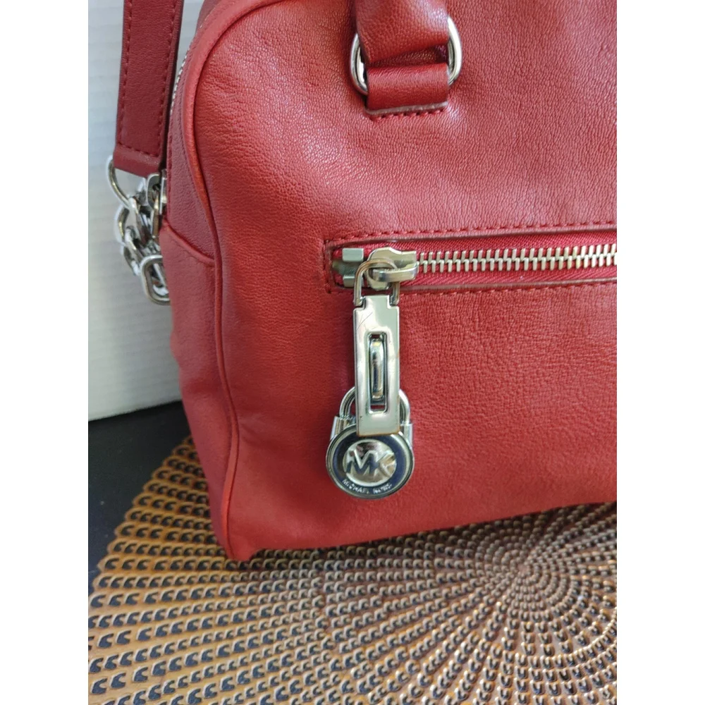 Michael Kors Knox Leather Satchel - Picture 2 of 8